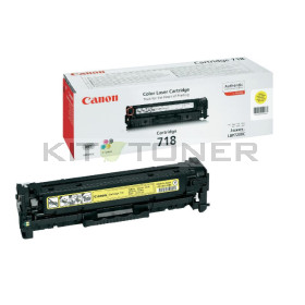 Canon 2659B002 - Cartouche toner d'origine jaune 718