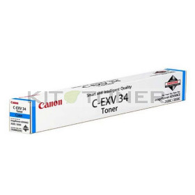 Canon 3783B002 - Cartouche toner d'origine cyan CEXV34