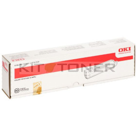 Oki 44059107 - Cartouche de toner d'origine cyan