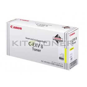 Canon 7626A002 - Cartouche toner d'origine jaune CEXV8