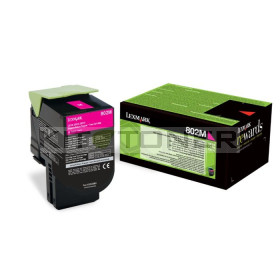 Lexmark 80C20M0 - Cartouche de toner magenta originale