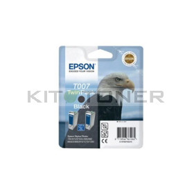 Epson C13T007402 - Pack combo de 2 cartouches d'encre noire de marque T007402