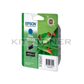 Epson C13T05494010 - Cartouche d'encre bleu originale T0549