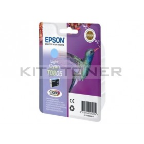 Epson C13T08054011 - Cartouche d'encre Epson Claria cyan clair T0805
