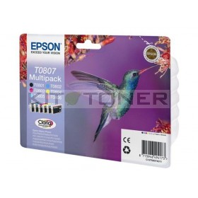 Epson C13T08074011 - Pack de 6 cartouches d'encre Epson Claria T0807