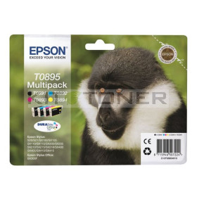 Epson C13T08954011 - Pack de 4 cartouches d'encre de marque Epson T0895