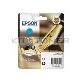 Epson C13T16224010 - Cartouche d'encre cyan d'origine T1622