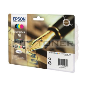 Epson C13T16264010 - Pack de 4 cartouches d'encre Epson T1626