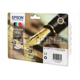 Epson C13T16364010 - Pack de 4 cartouches d'encre Epson T1636
