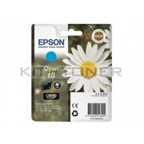 Epson C13T18024010 - Cartouche d'encre cyan de marque T1802