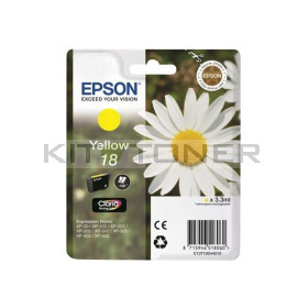 Epson C13T18044010 - Cartouche d'encre jaune de marque T1804