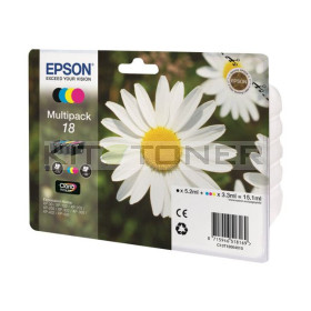 Epson C13T18064010 - Pack de 4 cartouches encre Epson T1806