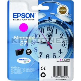 Epson C13T27034010 - Cartouche d'encre magenta d'origine Epson 27
