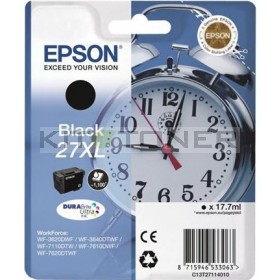 Epson C13T27114010 - Cartouche d'encre noire d'origine Epson 27XL