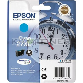 Epson C13T27124010 - Cartouche d'encre cyan d'origine Epson 27XL