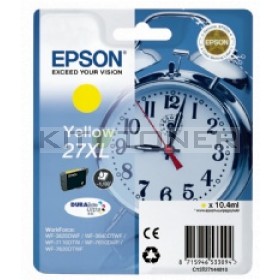 Epson C13T27144010 - Cartouche d'encre jaune d'origine Epson 27XL