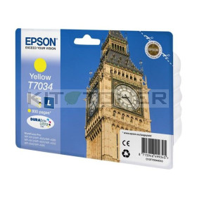 Epson C13T70344010 - Cartouche d'encre jaune Epson T7034