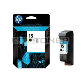 HP C6615N - Cartouche d'encre noire de marque HP 15