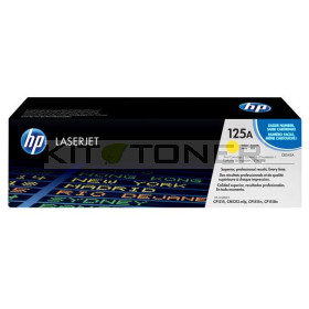 HP CB542A - Cartouche de toner d'origine jaune 125A