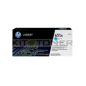 HP CE341A - Toner HP cyan d'origine 651A