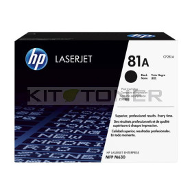 Cartouche HP CF281A - Toner noir de marque 81A