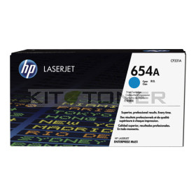 HP CF331A - Cartouche de toner cyan d'origine 654A