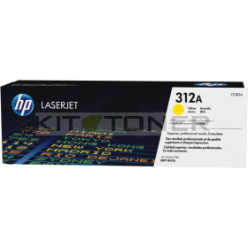 HP CF382A - Cartouche de toner d'origine jaune 312A