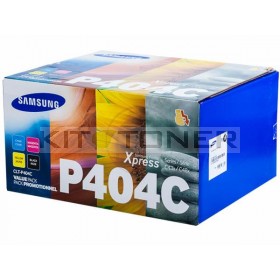 Samsung CLTP404C - Pack de 4 toners originaux