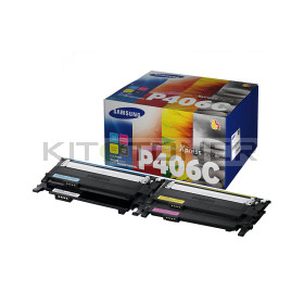 Samsung CLTP406C - Pack de 4 toners pour Samsung 