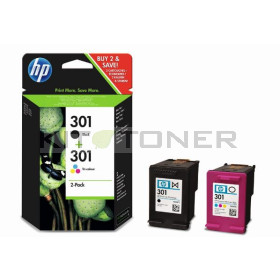 HP J3M81AE - Pack de 2 cartouches d'encre HP 301