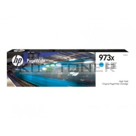 HP F6T81AE - Cartouche d'encre d'origine cyan 973X
