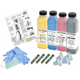 Xerox 106R01594, 106R01596, 106R01595, 106R01597 - Kit de recharge toner compatible 4 couleurs