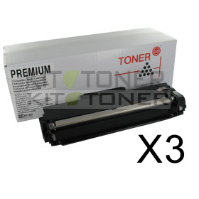 Brother TN2320 - Pack de 3 cartouches de toner compatibles