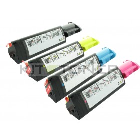 Epson S050190, S050188, S050187, S050189 - Pack de 4 toners compatibles 4 couleurs