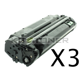 HP Q2613X - Pack de 3 cartouches de toner compatibles 13X