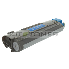 Oki 43381907 - Cartouche toner compatible Cyan