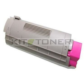 Oki 43324422 - Cartouche de toner compatible magenta