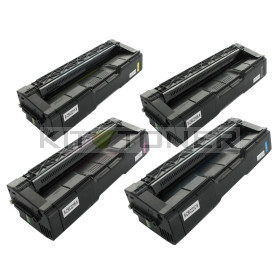 Ricoh 406052/53/54/55 220 – Pack de 4 cartouches toner compatibles