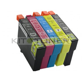Epson C13T18164010 - Pack 5 cartouches d'encres compatibles