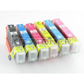 Epson C13T243840 - Pack de 6 cartouches d'encre éléphant