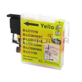 Brother LC980Y - Cartouche d'encre compatible jaune