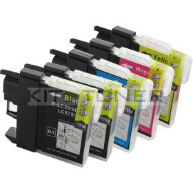 Brother LC985VALBP - Pack de 5 cartouches d'encre compatibles