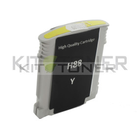 HP C9393AE - Cartouche d'encre compatible jaune 88 xl