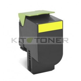 Lexmark 70C2HY0 - Cartouche toner compatible jaune