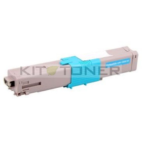 Oki 44469706 - Cartouche de toner compatible cyan