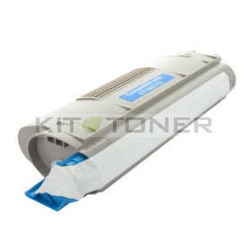 Oki 44059167 - Cartouche de toner compatible cyan