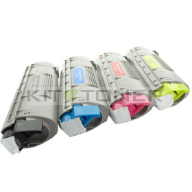 Oki 44315305, 44315306, 44315307, 44315308 - Pack de 4 toners compatibles 4 couleurs