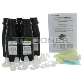 Brother TN2000 - Lot de 5 kits de recharge toner compatibles