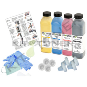 Brother TN135C, TN135K, TN135Y, TN135M - Kit de recharge toner compatible 4 couleurs