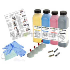 Dell 59310494 , 59310496 , 59310495 , 59310493  - Kit de recharge toner compatible 4 Couleurs